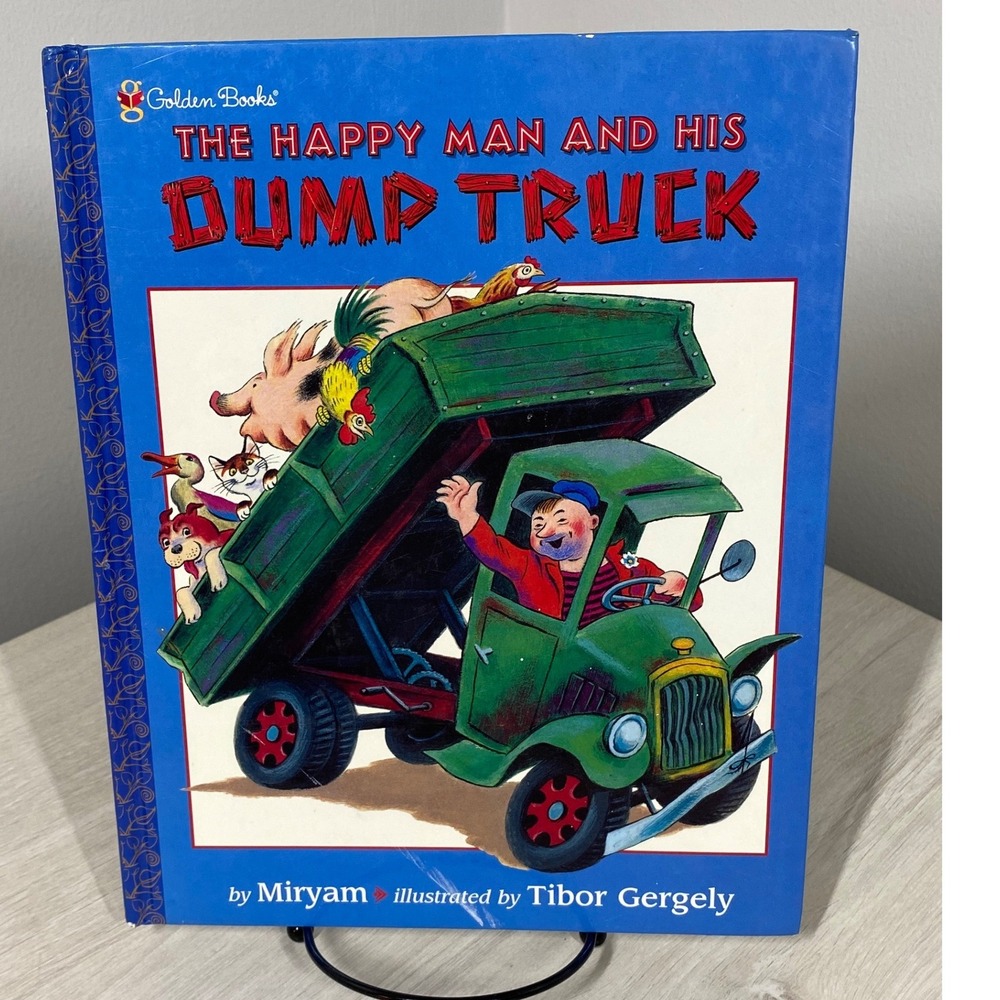The Happy Man and His Dump Truck Golden Books Family Storytime Hardcover Used